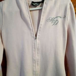 Harley-davidson zip up sweater